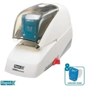 Elektrohefter Rapid Supreme 5050e, Weiß/Schwarz